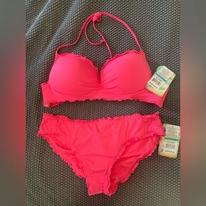 NWT-Juniors Hobie Hot Pink Bikini